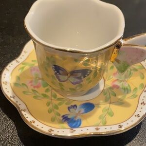 FORMALITIES  CHINA BUTTERFLIES SAUCER & TEACUP. New w/o tags